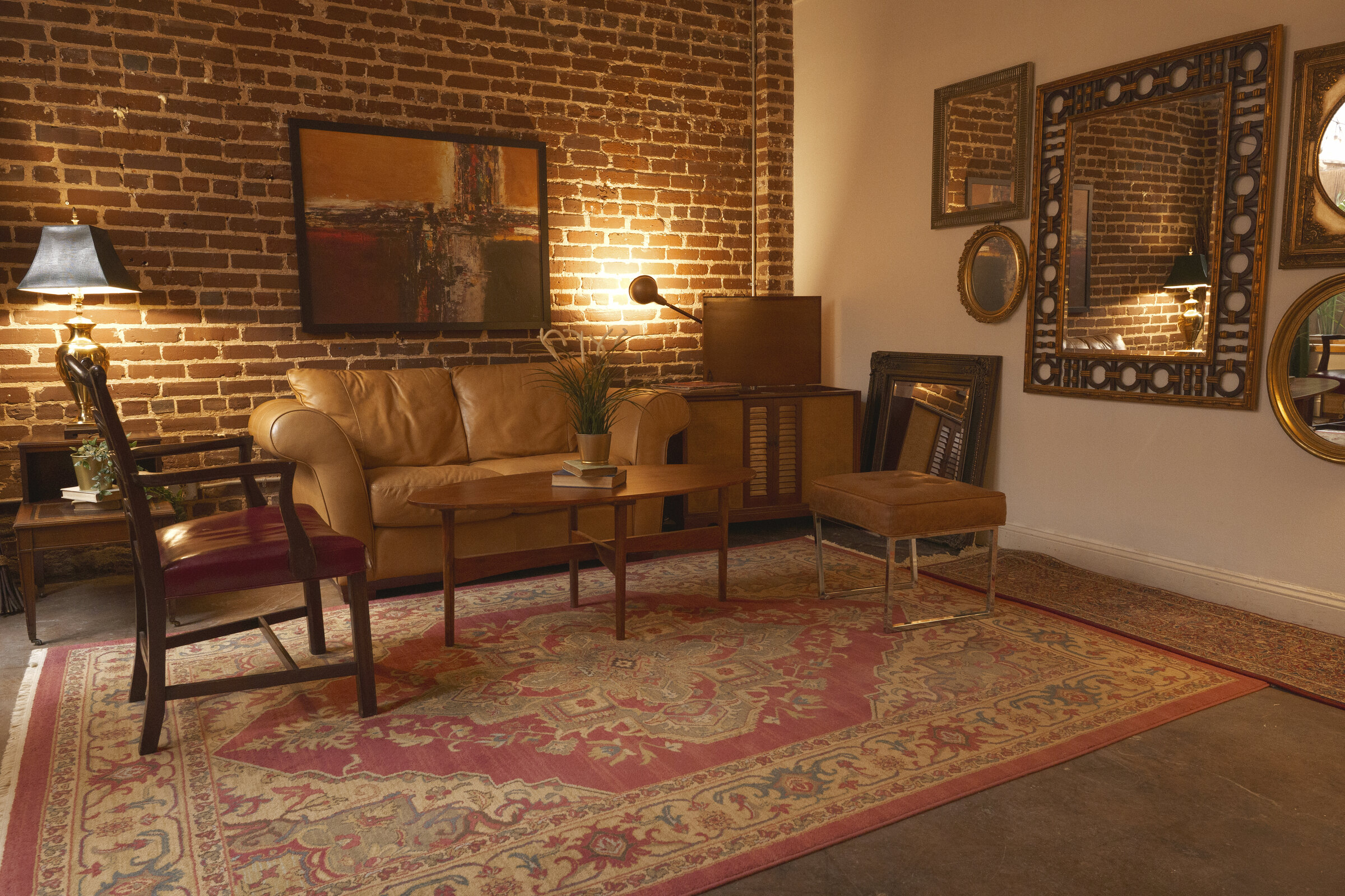 The reading room at 235 Walker Street