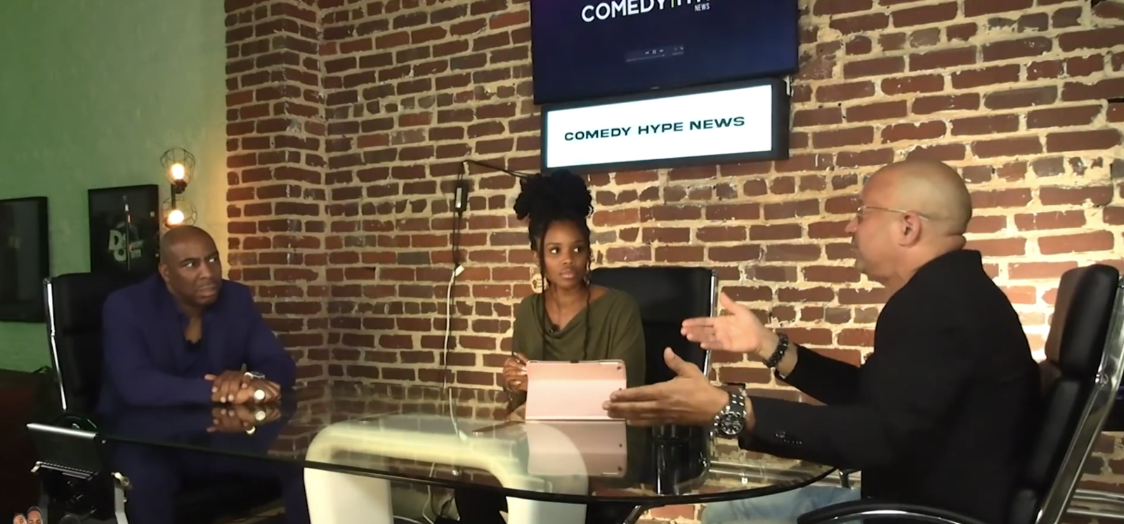 Comedy Hype on set at Waterlab