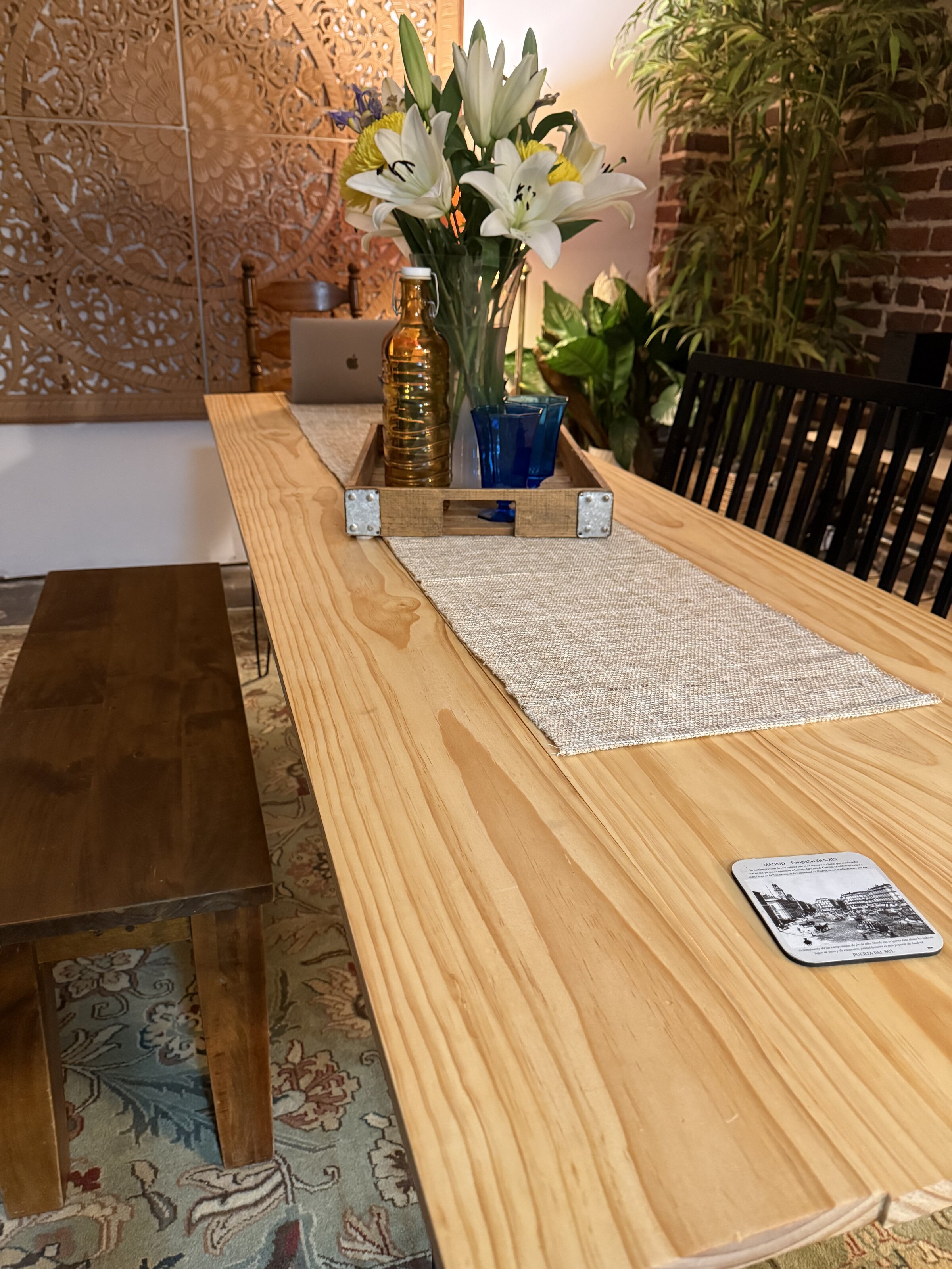 Long table at Walker Street